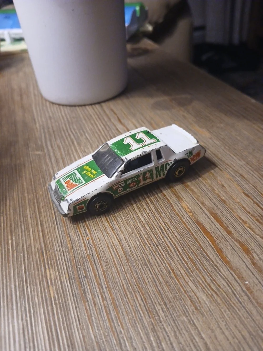 Hot Wheels Racing Stocker Mountain Dew VTG Malaysia 1983 Buick Regal Hot Ones 11